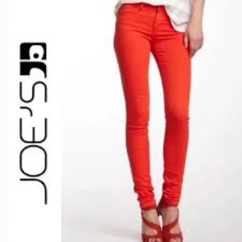 Orange jeans